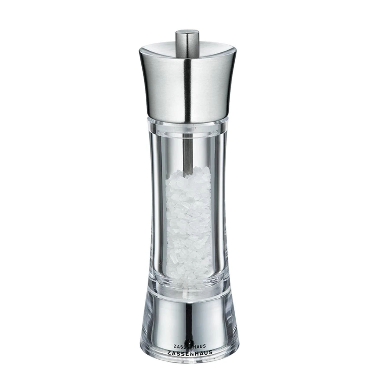 Schlussverkauf ???? Zassenhaus Salzmühle 18 Cm Edelstahl/Acryl ???? 1 Schlussverkauf ???? Zassenhaus Salzmühle 18 Cm Edelstahl/Acryl ????