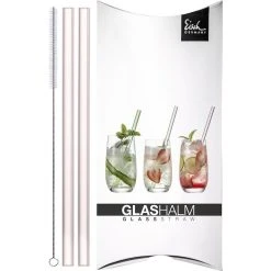 Top 10 ???? Eisch Glashalm-Set Rosa + Bürste (2 Stck.) ????