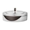Coupon ✨ Georg Jensen Untersetzer Set 12 Cm Edelstahl/Leder (4 Stk.) ????