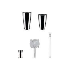 Blitzangebot ???? Alessi Boston Shaker Set 5-tlg. Edelstahl ????