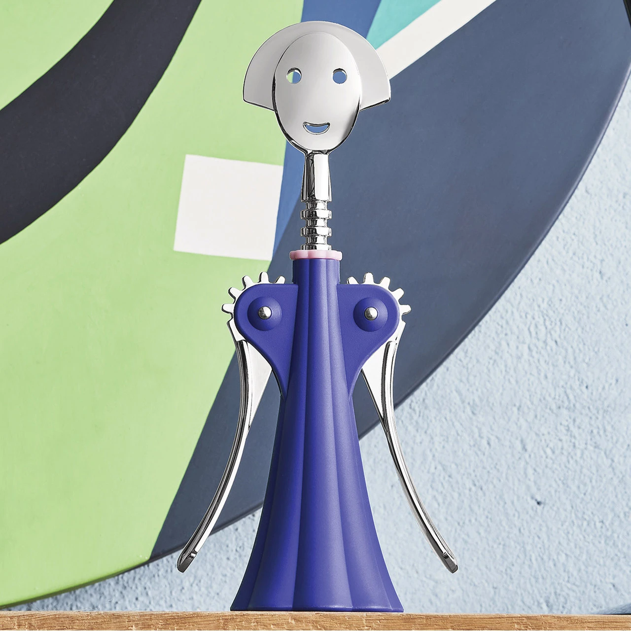 Rabatt ???? Alessi Korkenzieher 24,5 Cm Blau ✨ 2 Rabatt ???? Alessi Korkenzieher 24,5 Cm Blau ✨ – Bild 2